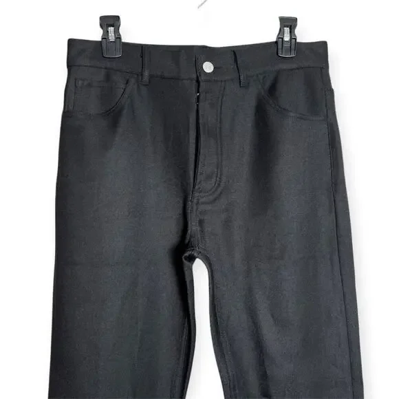 NEW Maison Margiela Black Techno Gabardine Trousers SIZE 30 x 31 Chino Pant NWOT